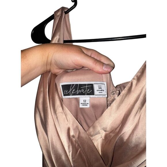 DB Studio Celebrate Smock Side Maxi Formal Dress - Size 12 - Picture 4 of 6